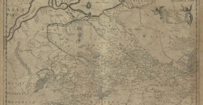 Назва «Україна» (Vkraina) на європейській мапі 1613 року